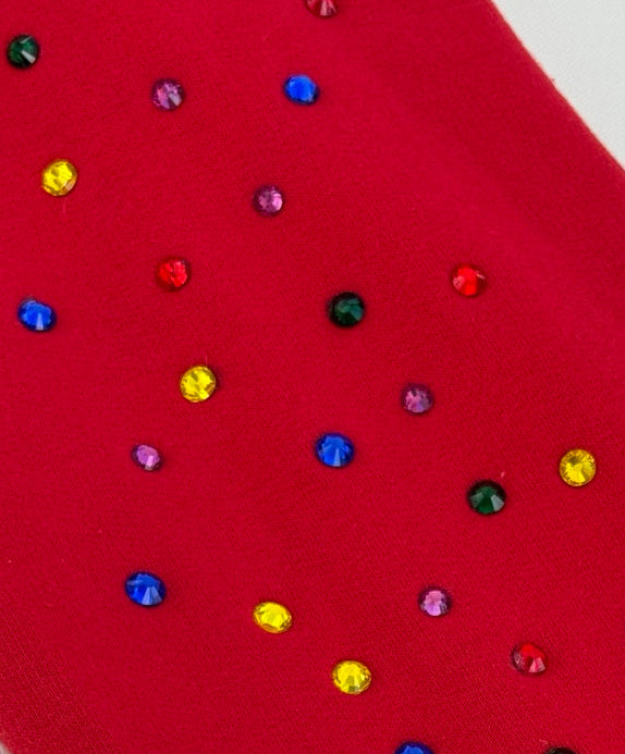 TrappStar Rhinestone Hoodie - Red