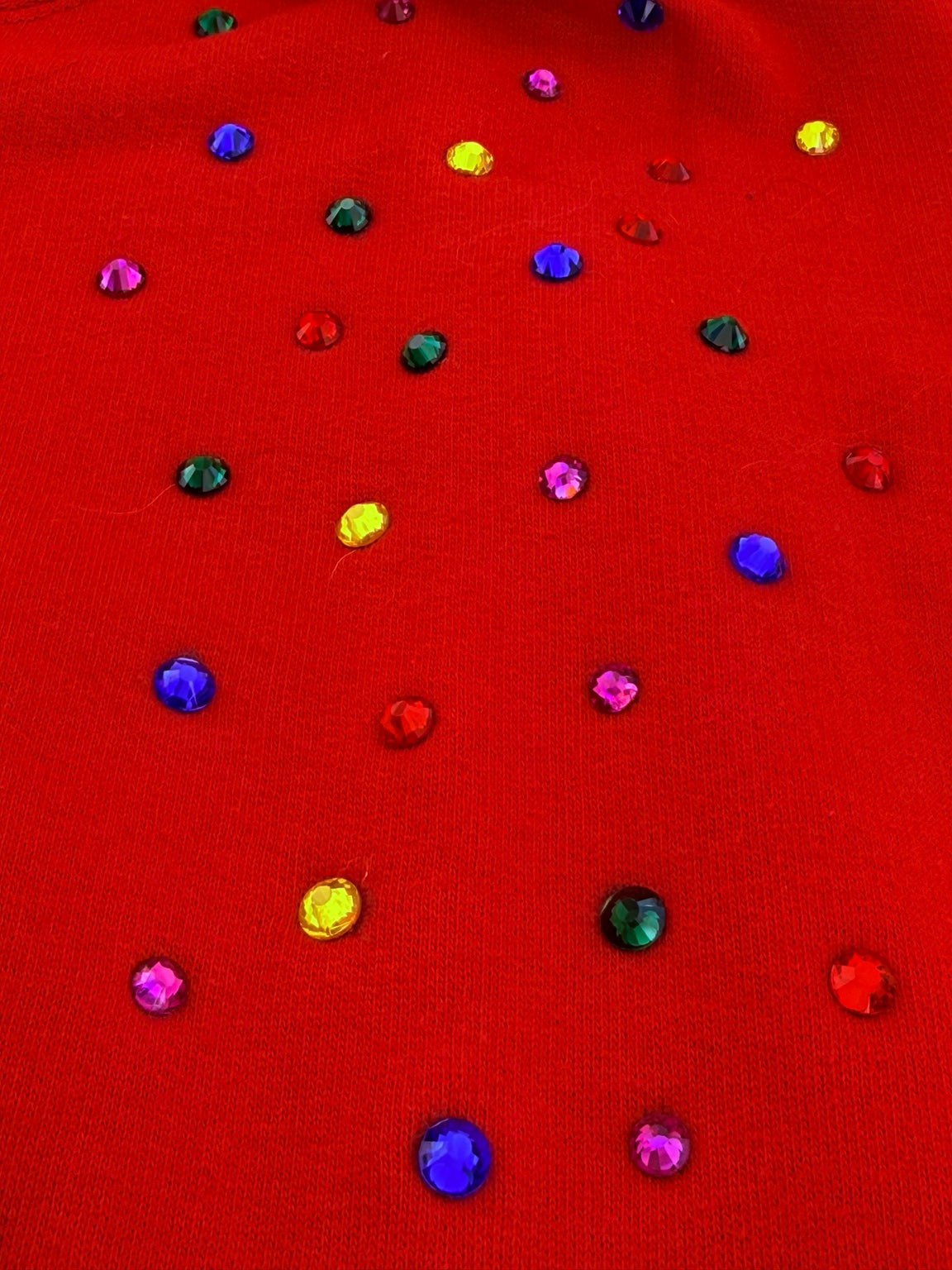 TrappStar Rhinestone Hoodie - Red