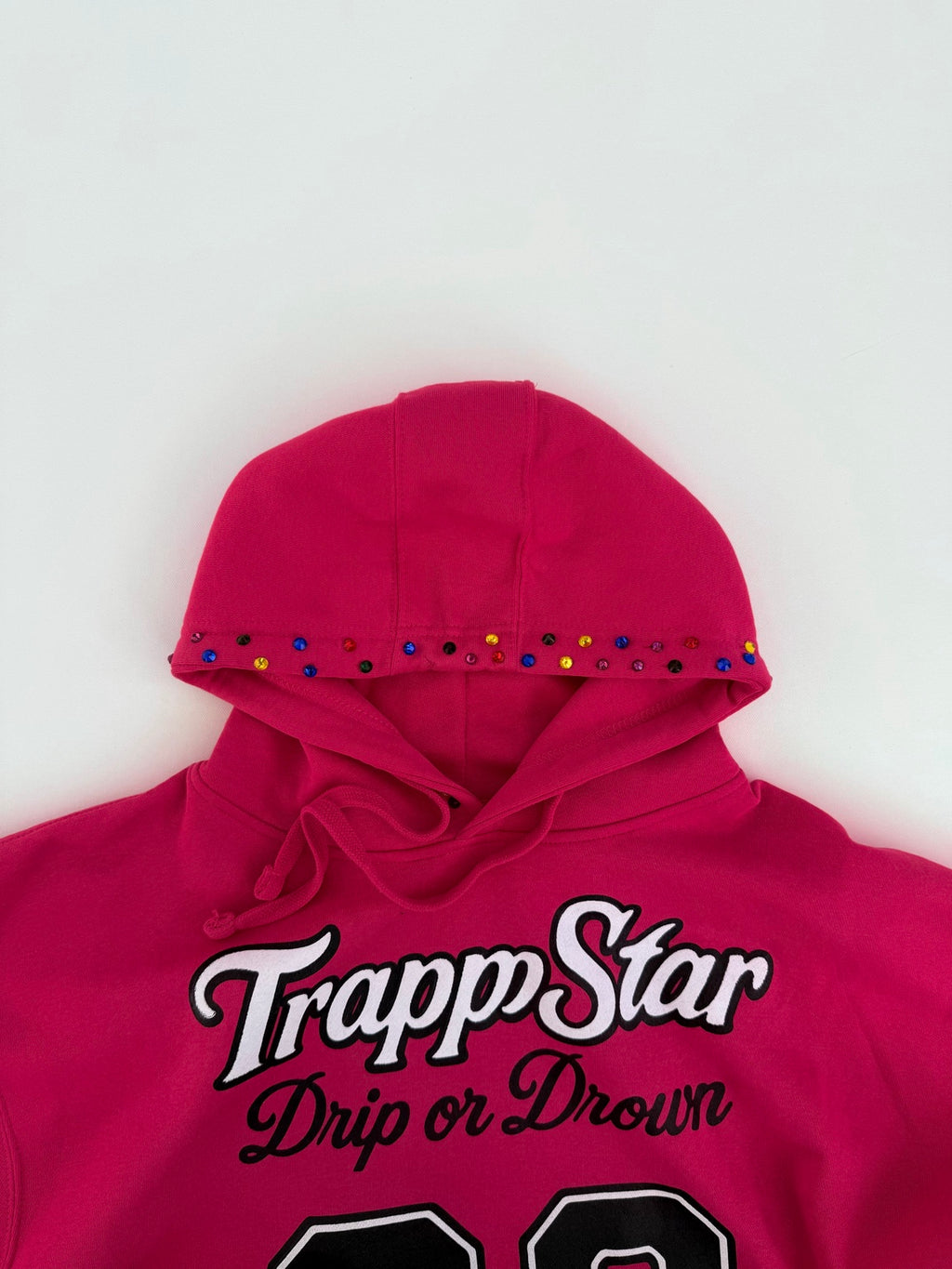 TrappStar Rhinestone Hoodie - Pink