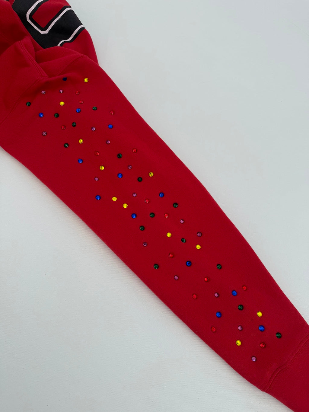 TrappStar Rhinestone Hoodie - Red