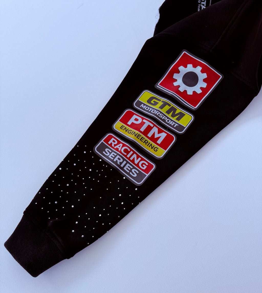 GODSTAR Racing Hoodie - Burn Out Black