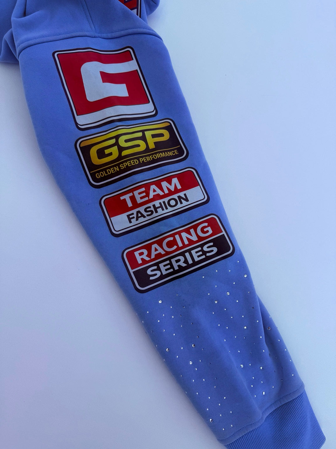 GODSTAR Racing Hoodie - Sky Blue
