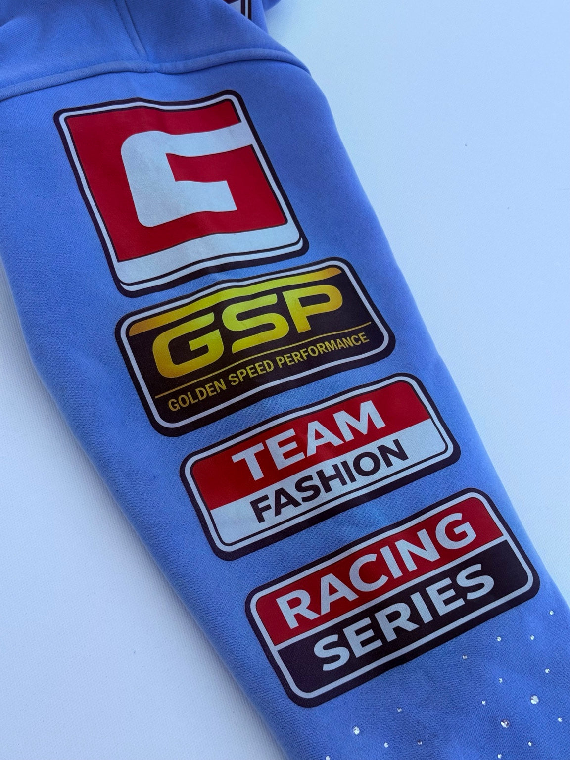 GODSTAR Racing Hoodie - Sky Blue