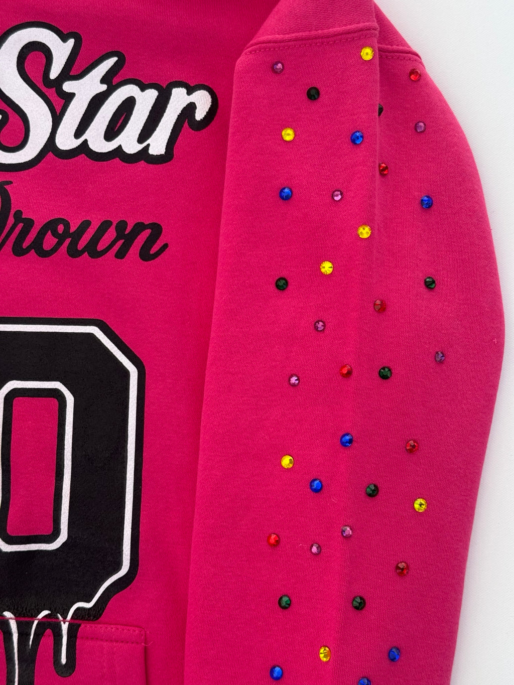 TrappStar Rhinestone Hoodie - Pink