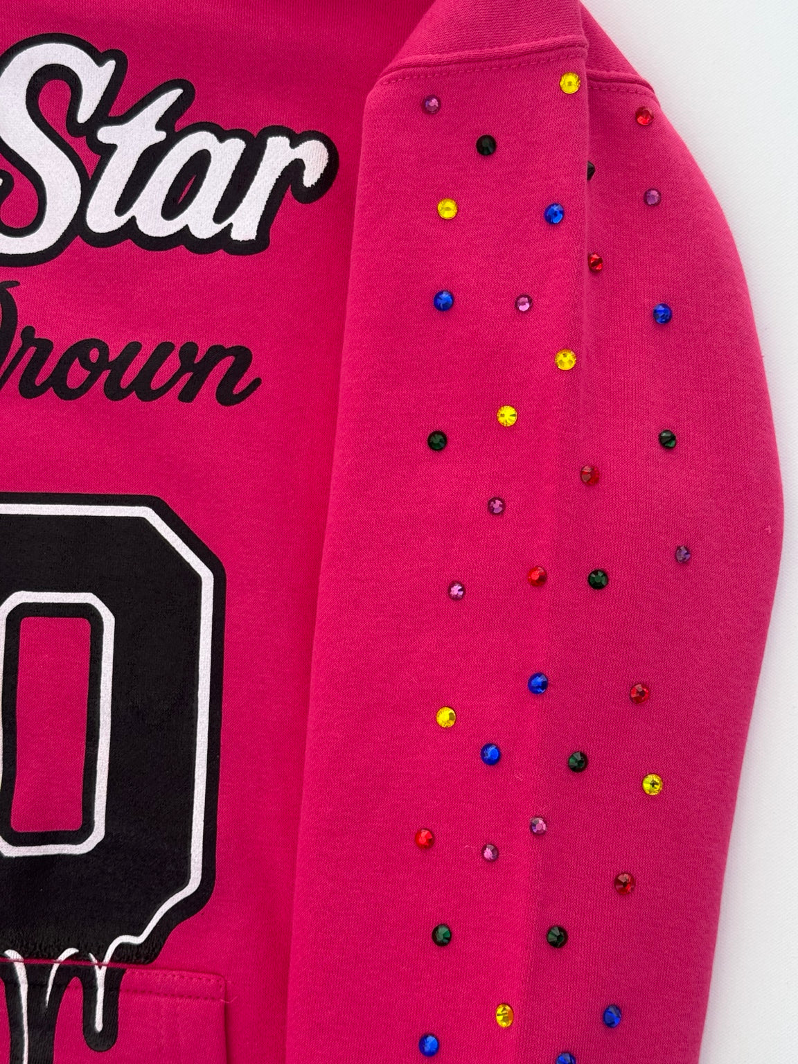 TrappStar Rhinestone Hoodie - Pink